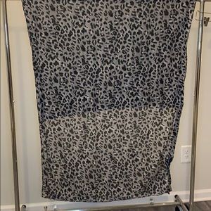 Leopard print scarf